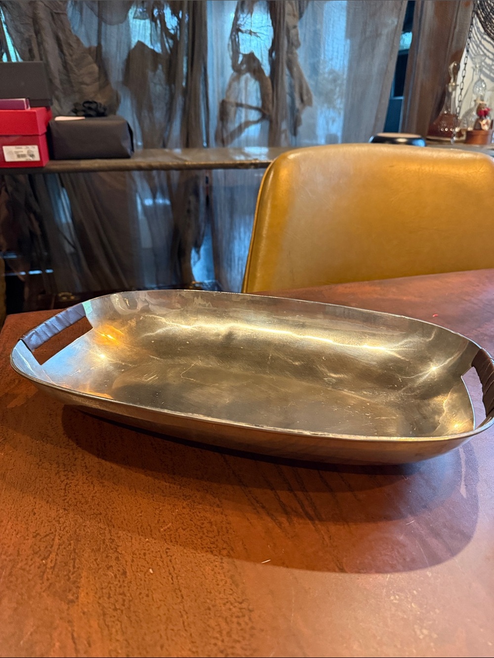 Vintage Silver Serving Tray